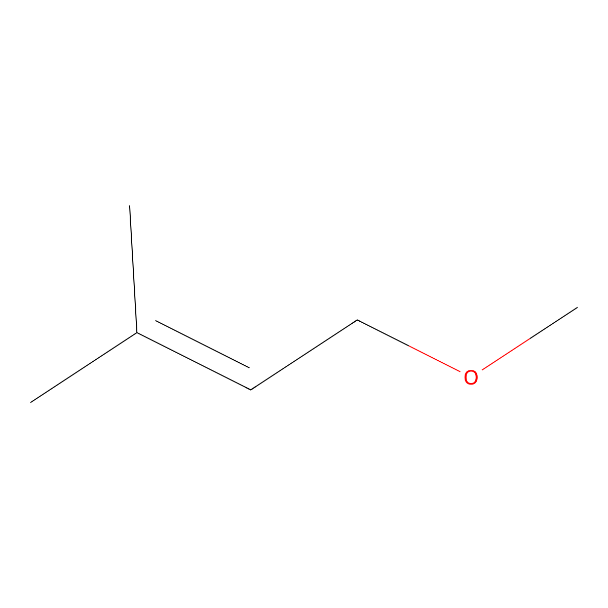 1-Methoxy-3-methylbut-2-ene molecular structure, CAS 22093-99-8