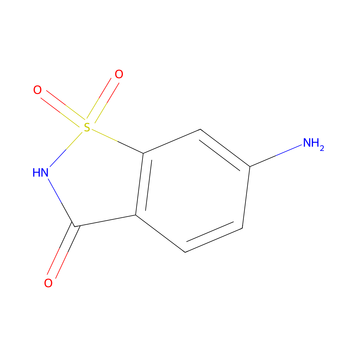6-Aminosaccharin molecular structure, CAS 22094-62-8