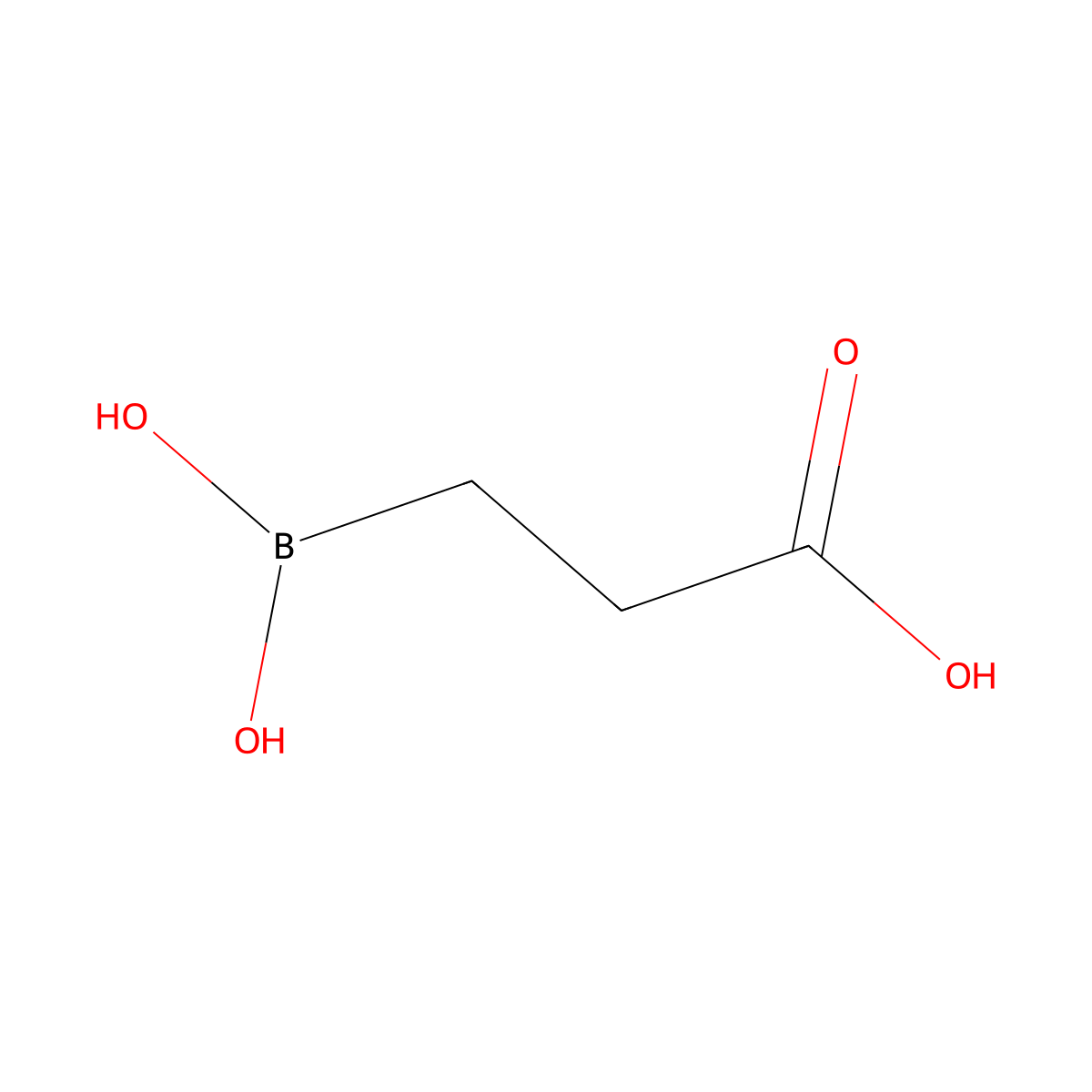 3-(Dihydroxyboranyl)propanoic acid molecular structure, CAS 220999-41-7