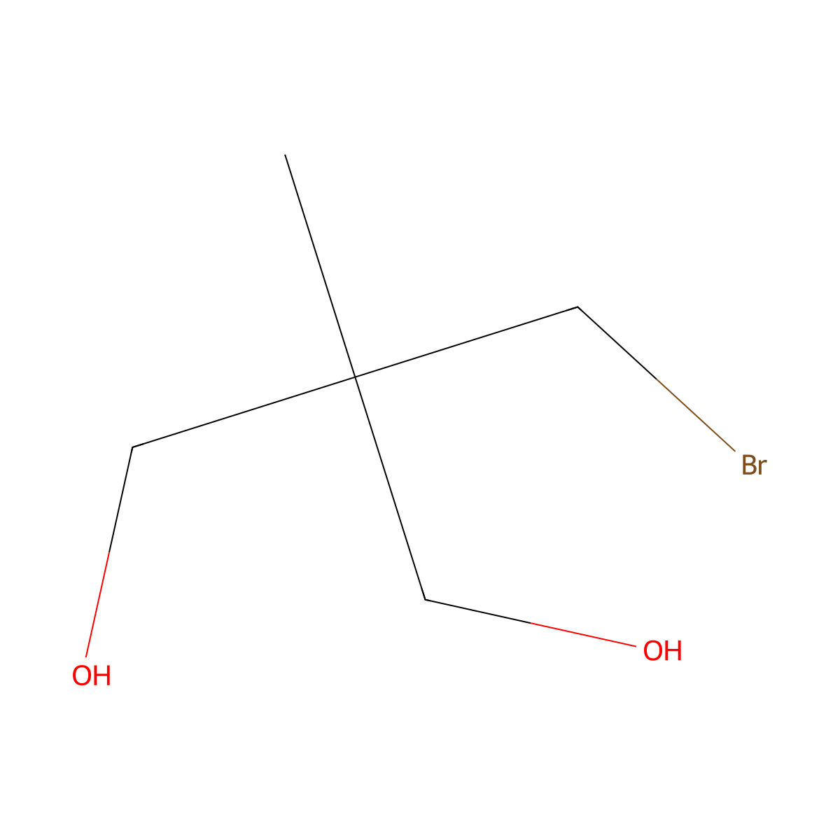 2-(Bromomethyl)-2-methylpropane-1,3-diol molecular structure, CAS 2210-03-9