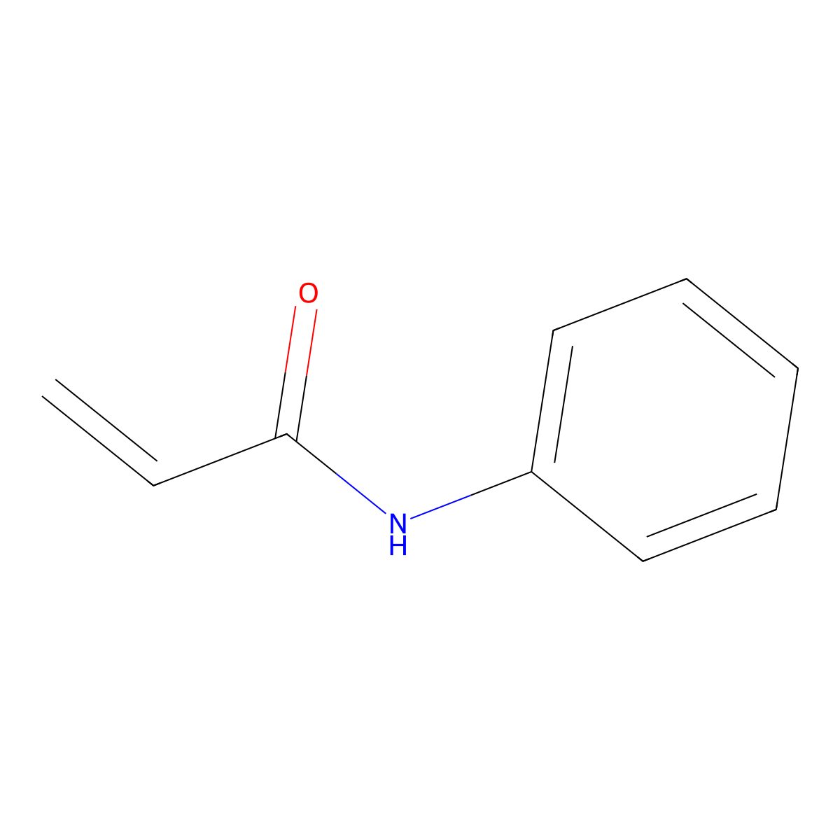 N-Phenylacrylamide molecular structure, CAS 2210-24-4