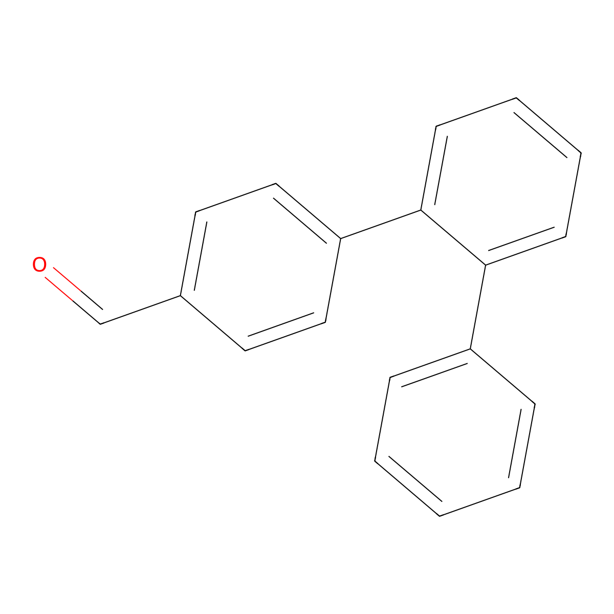 [1,1':2',1''-Terphenyl]-4-carboxaldehyde molecular structure, CAS 221018-00-4