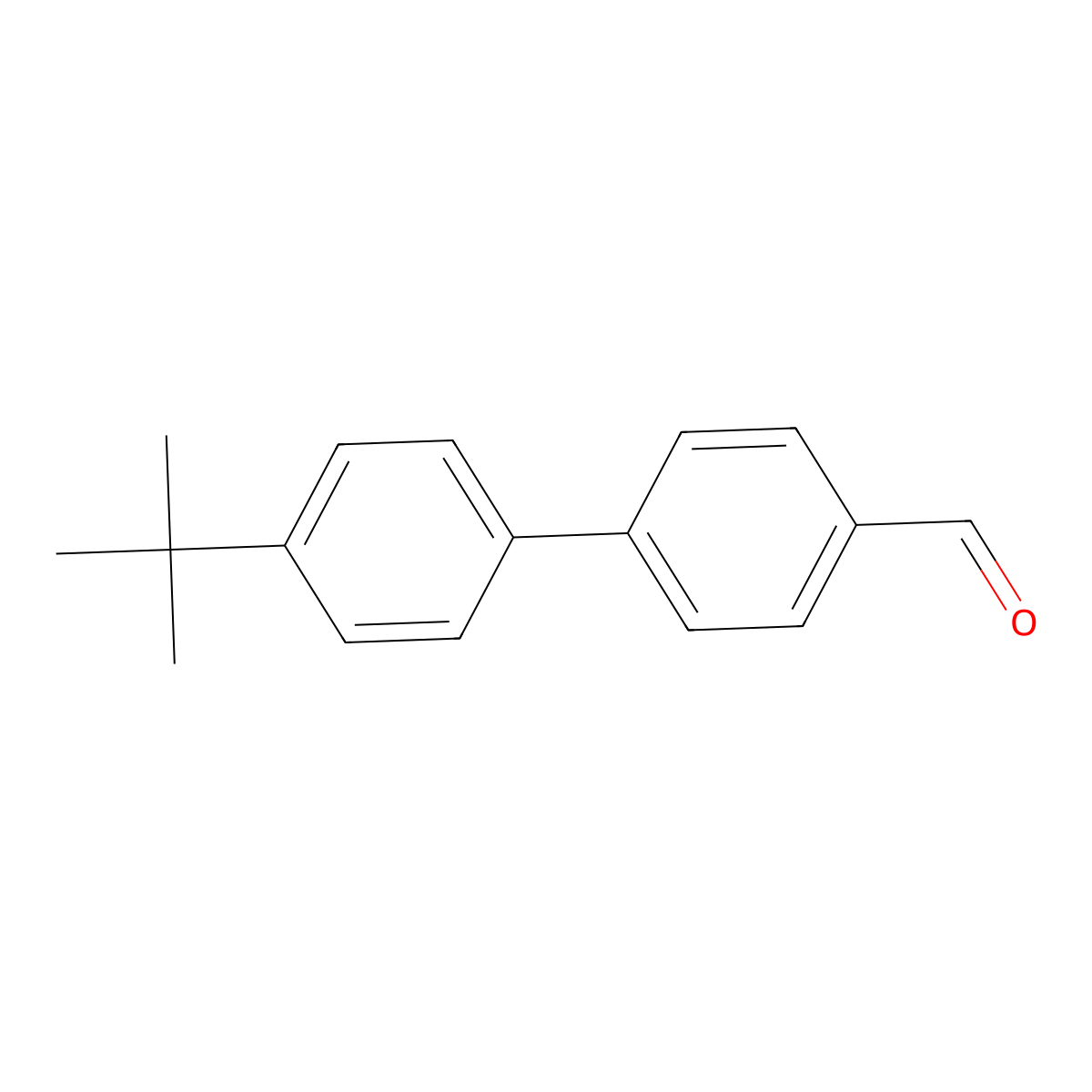 4'-(tert-Butyl)-[1,1'-biphenyl]-4-carbaldehyde molecular structure, CAS 221018-01-5
