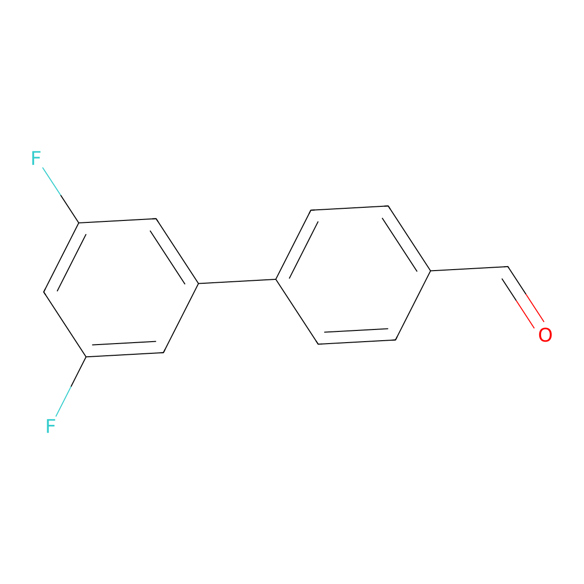 4-(3,5-Difluorophenyl)benzaldehyde molecular structure, CAS 221018-03-7