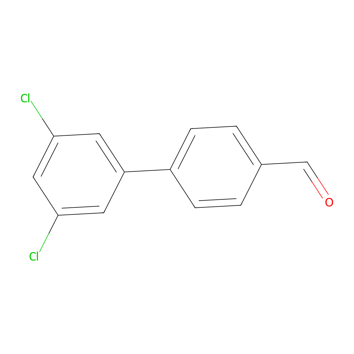 4-(3,5-Dichlorophenyl)benzaldehyde molecular structure, CAS 221018-04-8