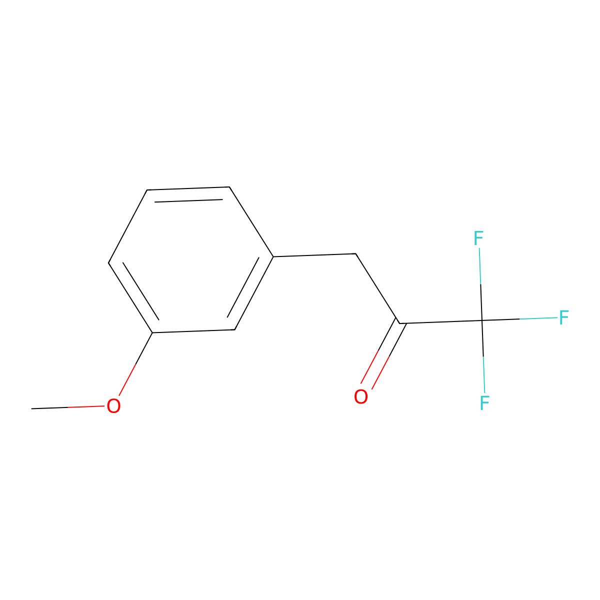 3-(3-Methoxyphenyl)-1,1,1-trifluoro-2-propanone molecular structure, CAS 22102-09-6
