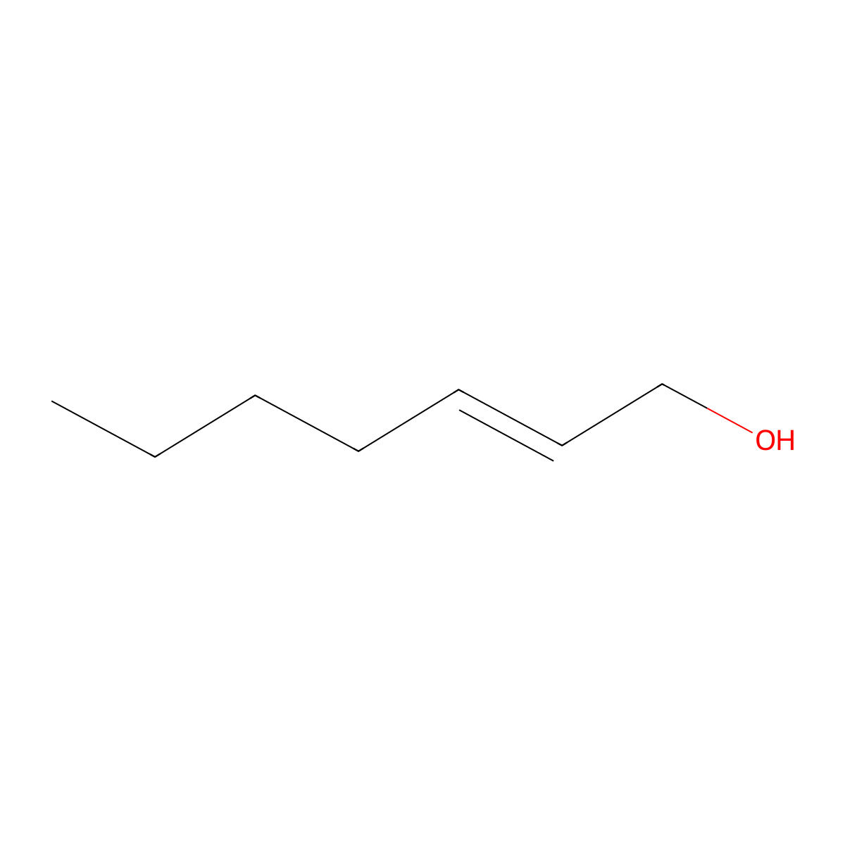 2-Heptenol molecular structure, CAS 22104-77-4