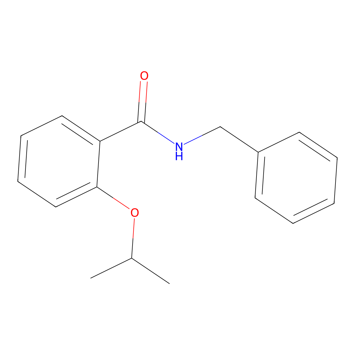 N-benzyl-2-isopropoxybenzamide molecular structure, CAS 221041-46-9