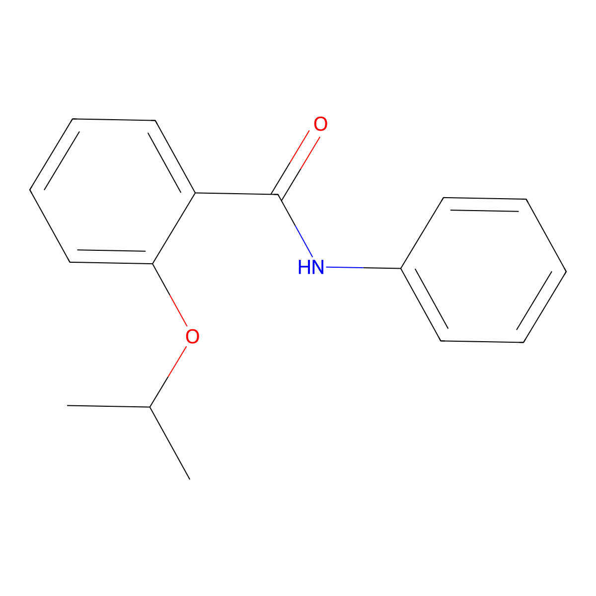 2-isopropoxy-N-phenylbenzamide molecular structure, CAS 221041-52-7