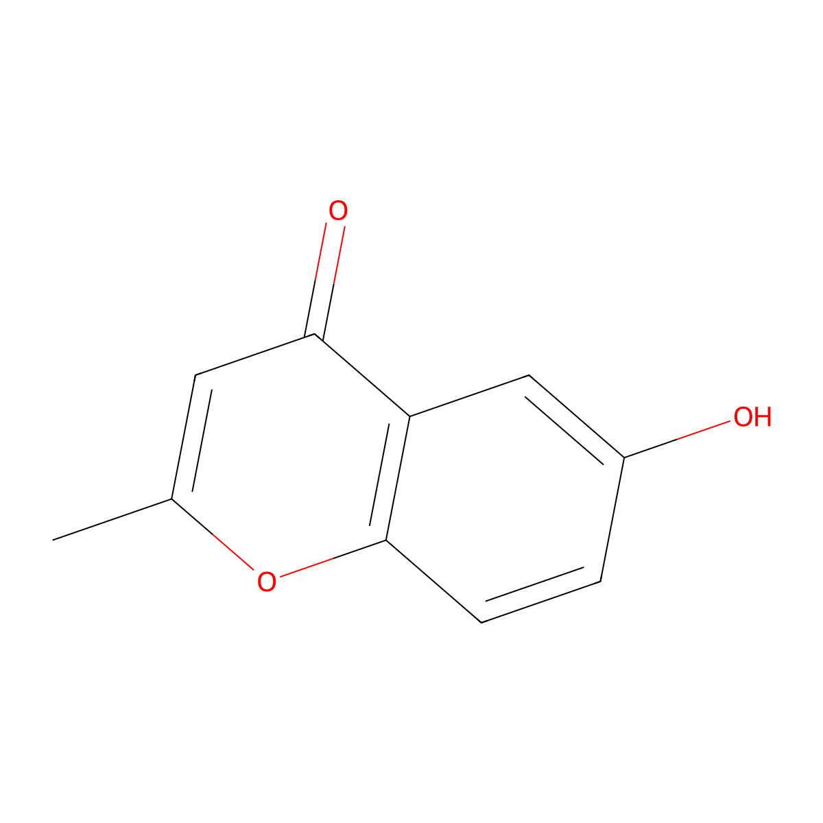 6-hydroxy-2-methyl-4H-chromen-4-one molecular structure, CAS 22105-12-0