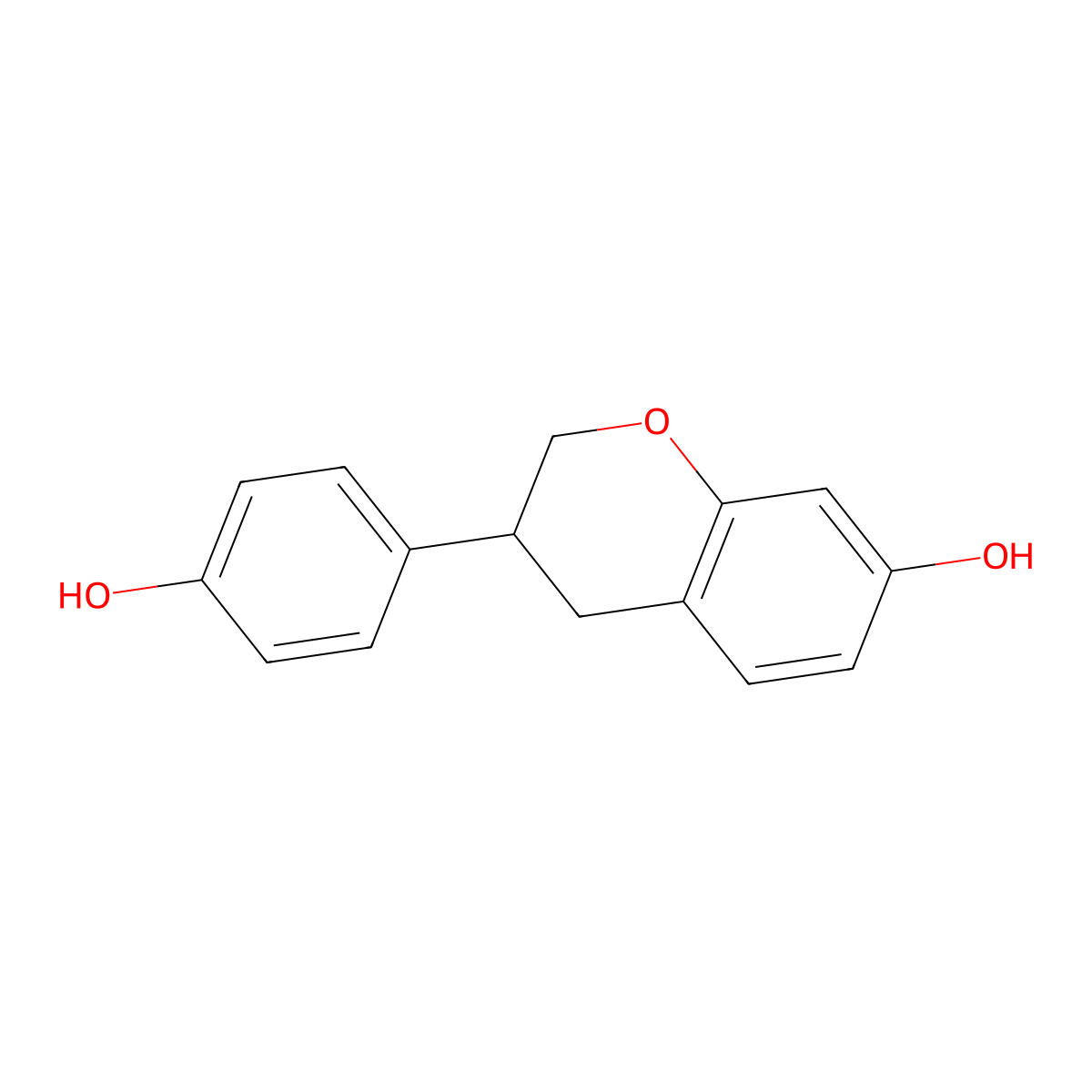 (+)-Equol molecular structure, CAS 221054-79-1