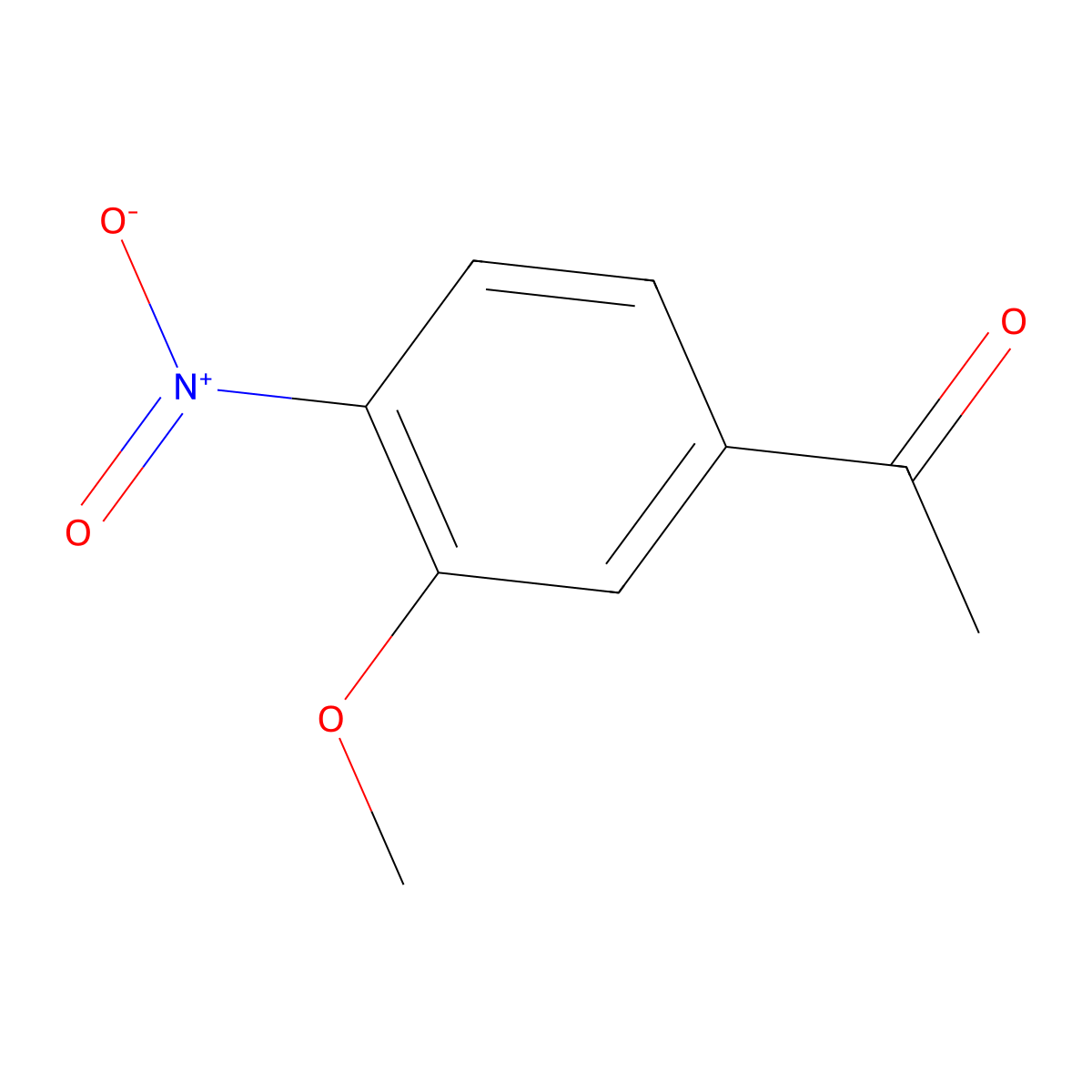 1-(3-Methoxy-4-nitrophenyl)ethan-1-one molecular structure, CAS 22106-39-4