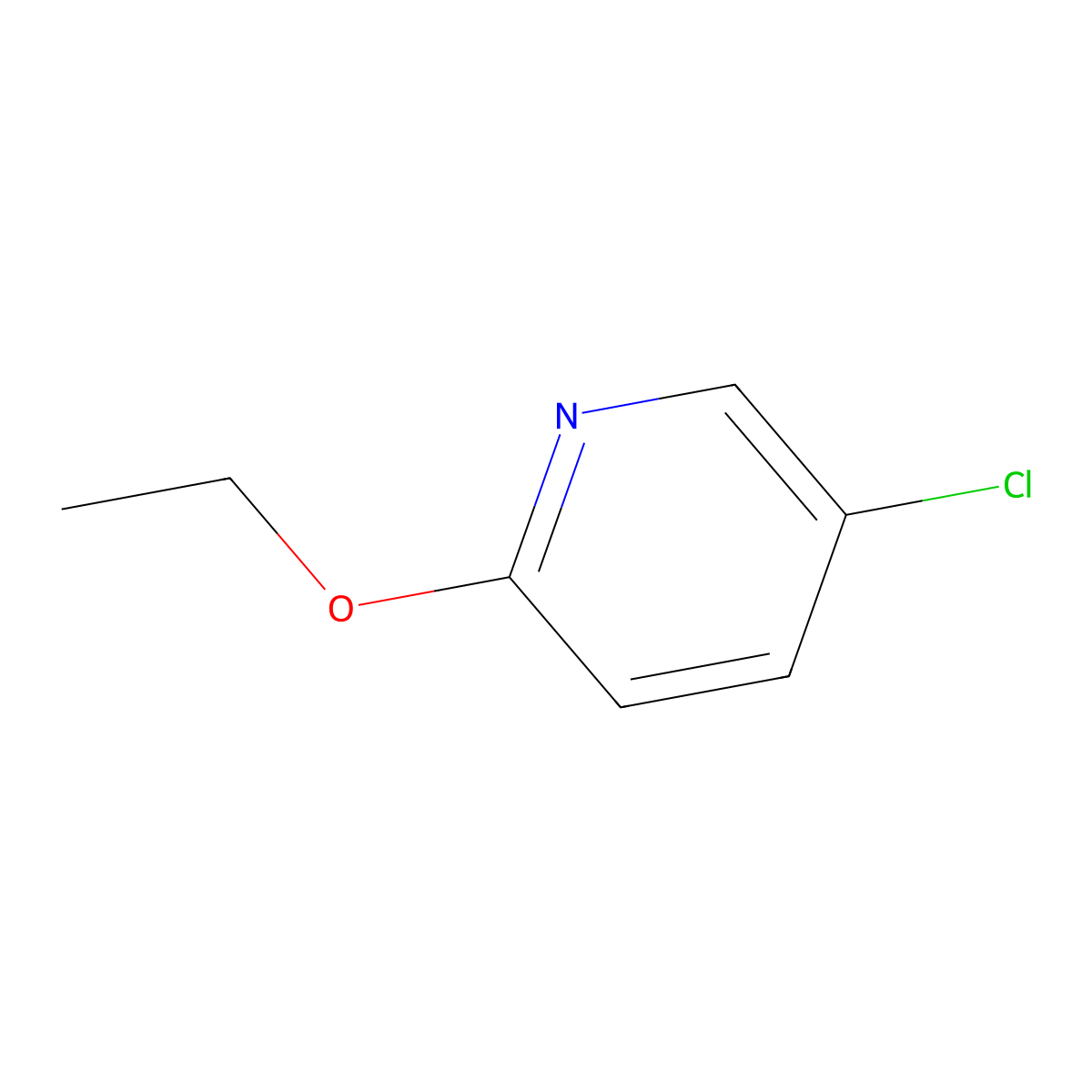 5-Chloro-2-ethoxypyridine molecular structure, CAS 22109-30-4
