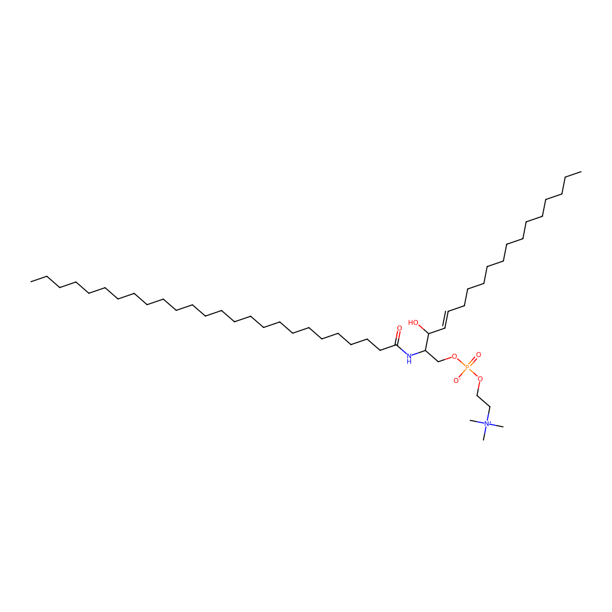 SM(d18:1/26:0) molecular structure, CAS 221097-57-0