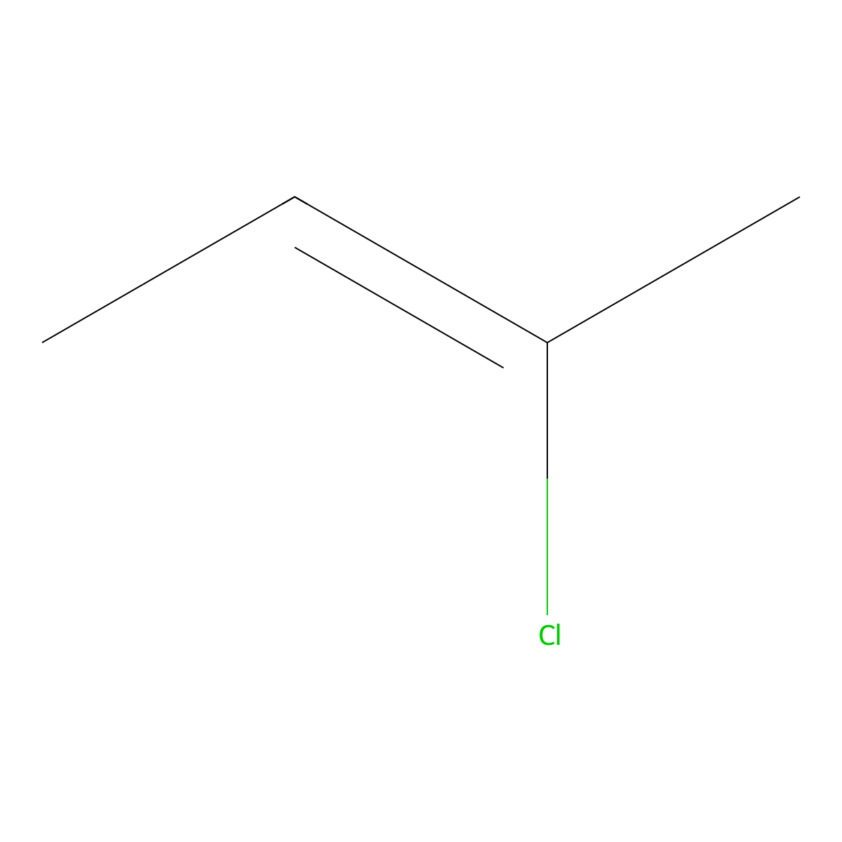 2-Butene, 2-chloro- molecular structure, CAS 2211-69-0