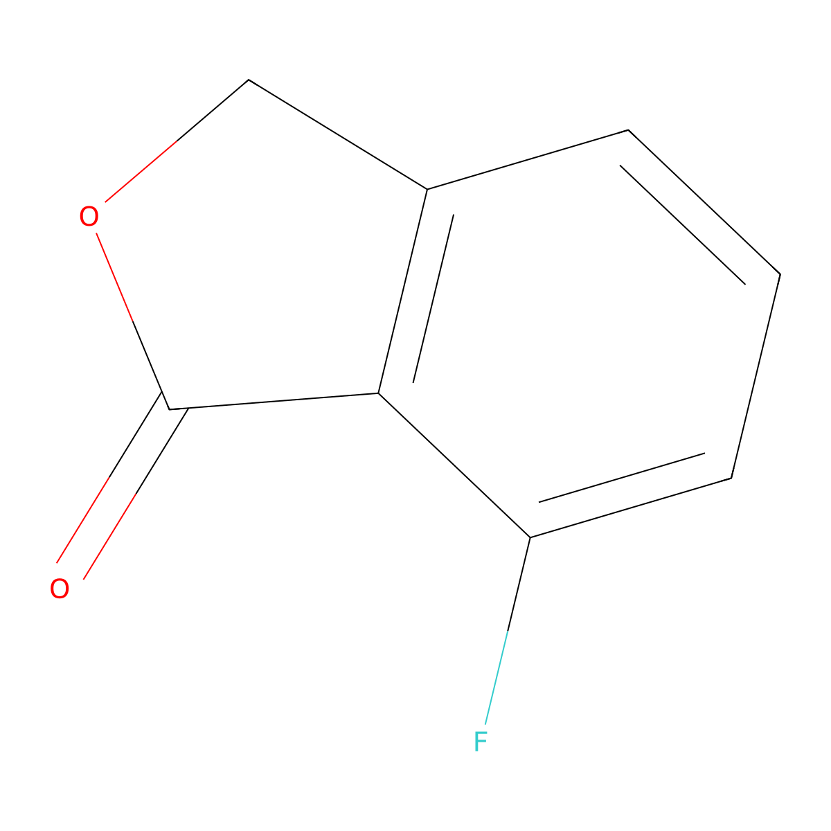 7-Fluoro-1(3H)-isobenzofuranone molecular structure, CAS 2211-82-7