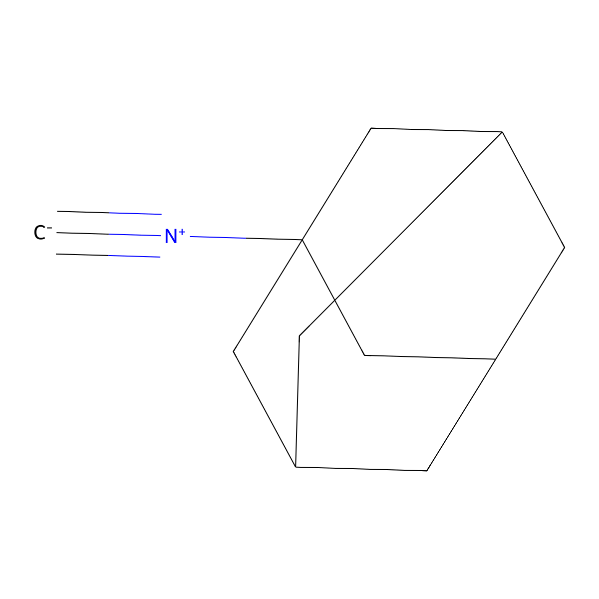 1-Adamantyl isocyanide molecular structure, CAS 22110-53-8