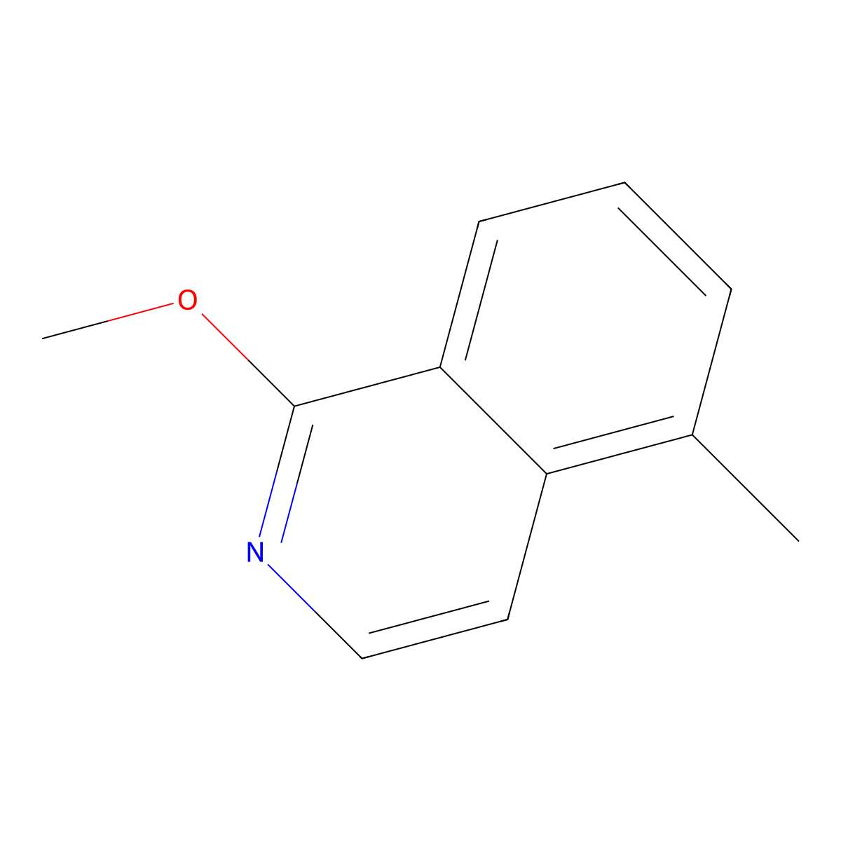 1-Methoxy-5-methylisoquinoline molecular structure, CAS 221118-65-6