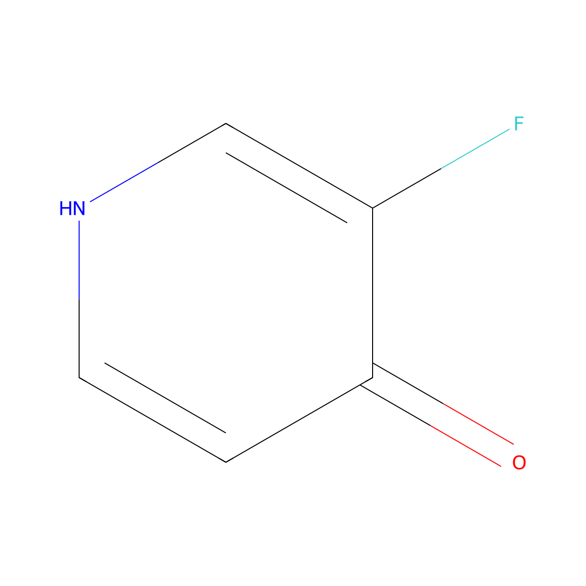 3-Fluoropyridin-4-ol molecular structure, CAS 221167-64-2