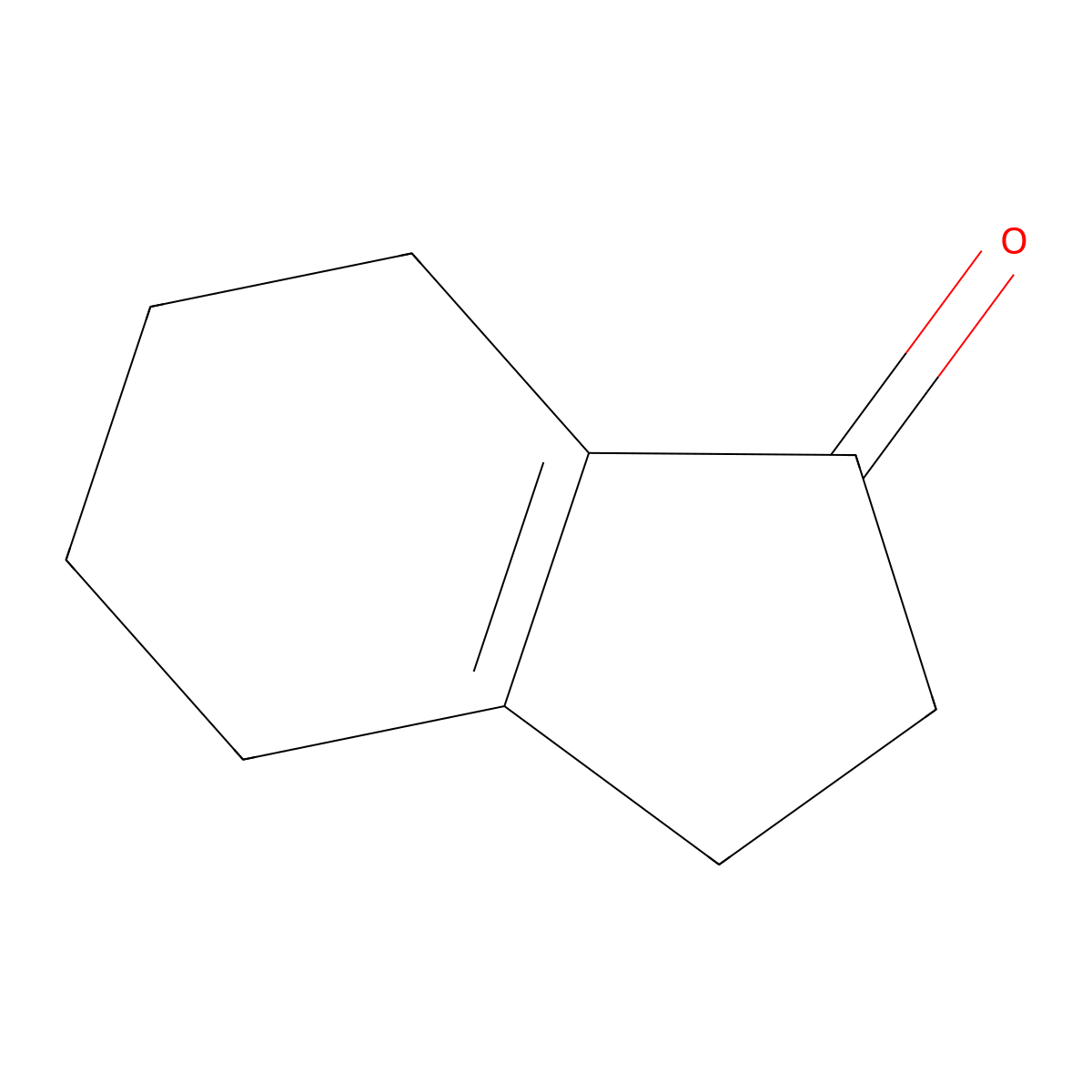 1H-Inden-1-one, 2,3,4,5,6,7-hexahydro- molecular structure, CAS 22118-00-9