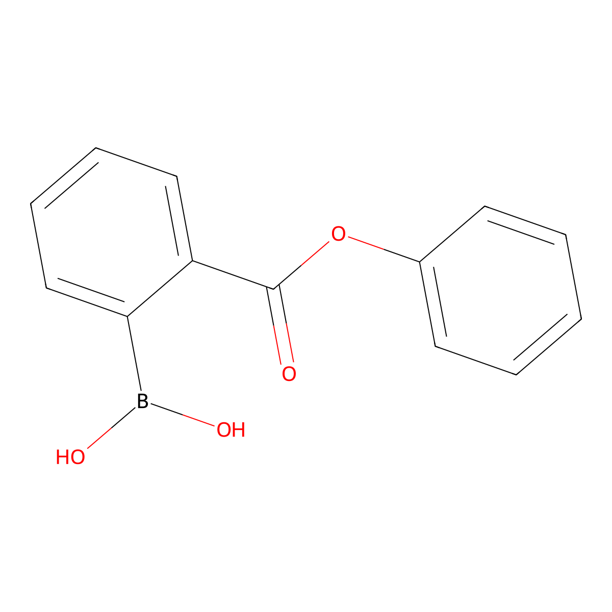 (2-(Phenoxycarbonyl)phenyl)boronic acid molecular structure, CAS 2211934-51-7