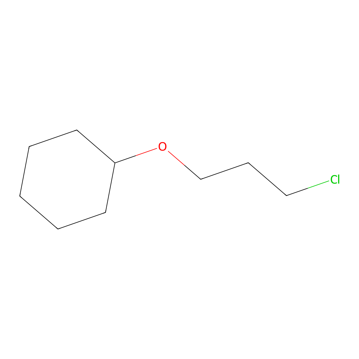 (3-Chloropropoxy)cyclohexane molecular structure, CAS 221194-62-3