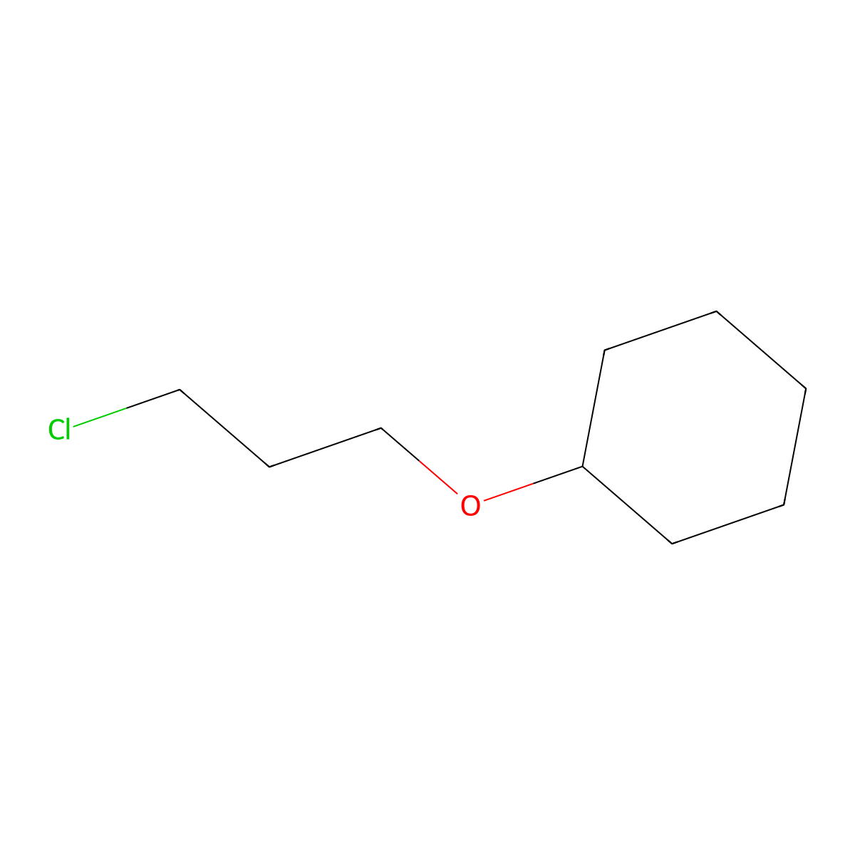 (3-Chloropropoxy)cyclohexane molecular structure, CAS 221194-62-3