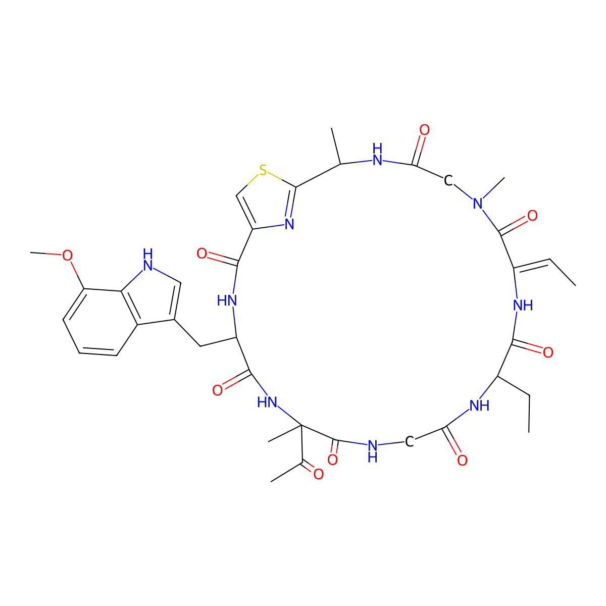Zelkovamycin molecular structure, CAS 221197-33-7