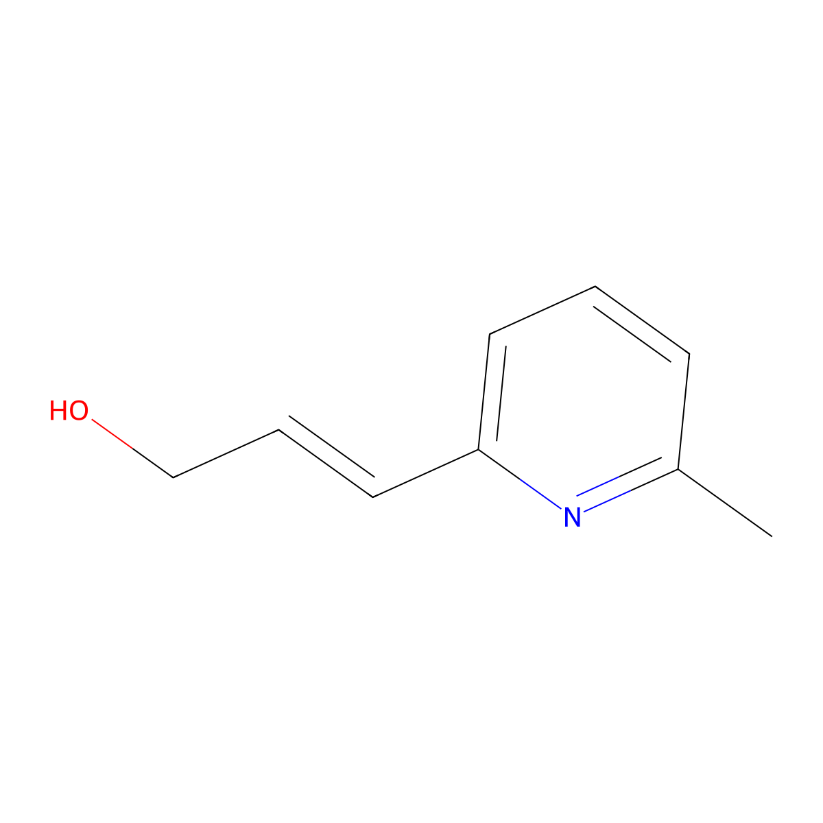 3-(6-Methylpyridin-2-yl)prop-2-en-1-ol molecular structure, CAS 2211989-44-3