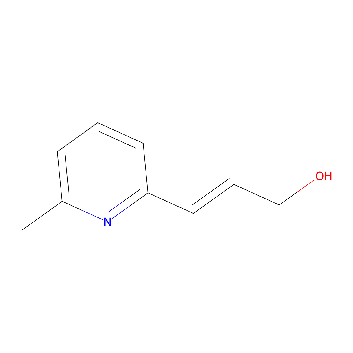 3-(6-Methylpyridin-2-yl)prop-2-en-1-ol molecular structure, CAS 2211989-44-3