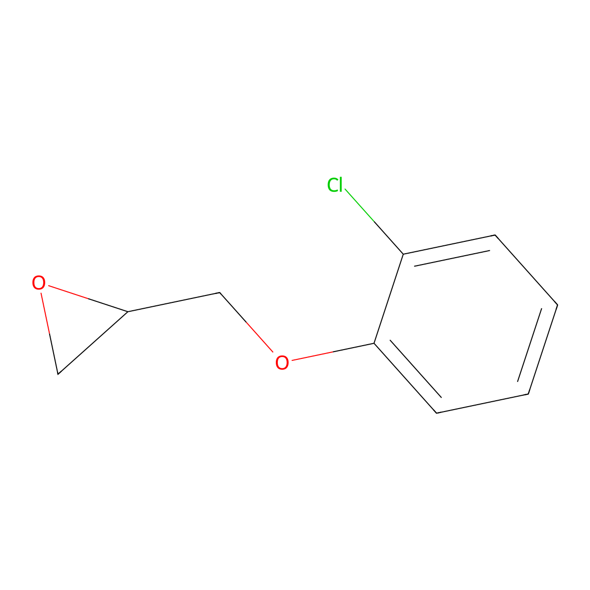 2-(2-Chlorophenoxymethyl)oxirane molecular structure, CAS 2212-04-6