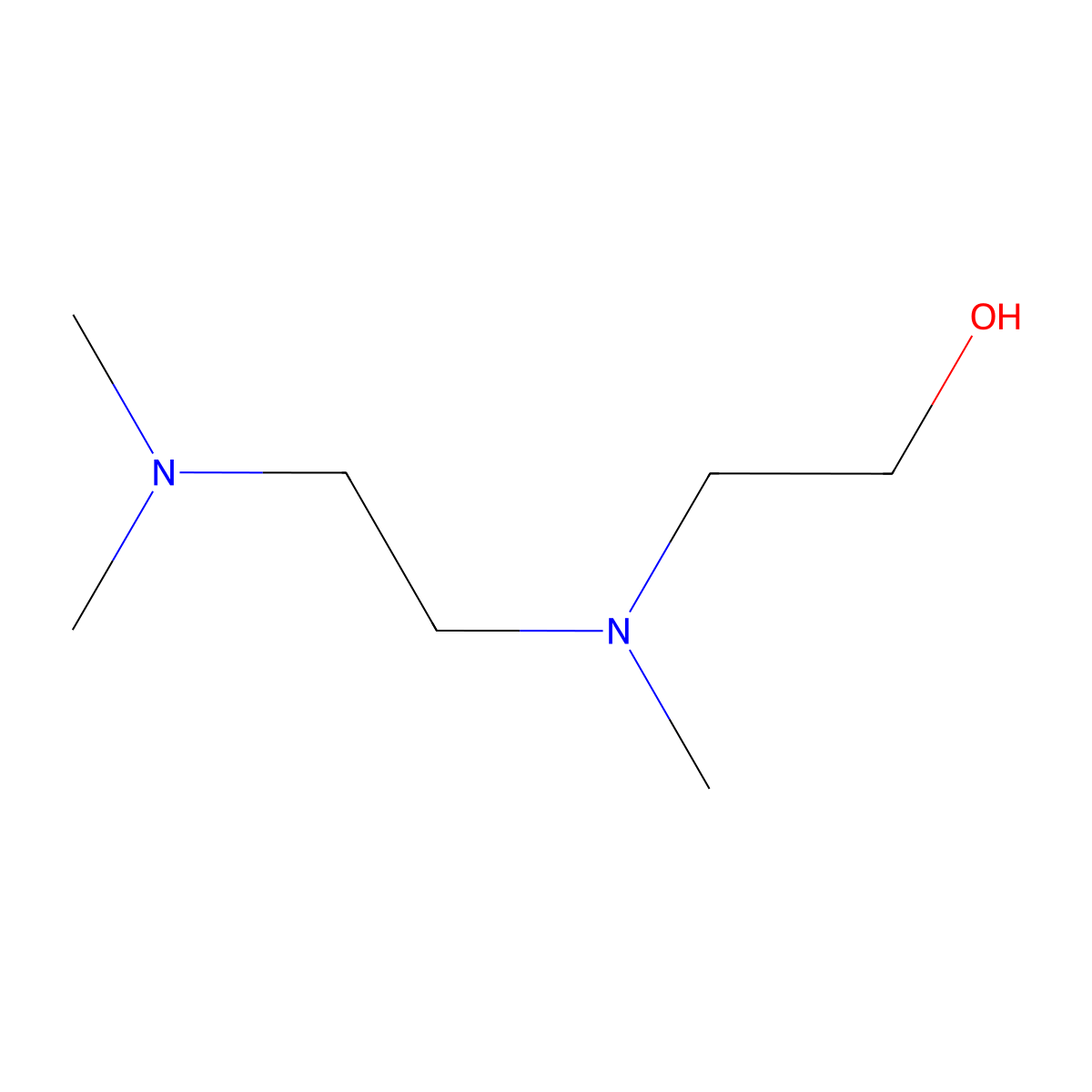 2-((2-(Dimethylamino)ethyl)(methyl)amino)ethanol molecular structure, CAS 2212-32-0