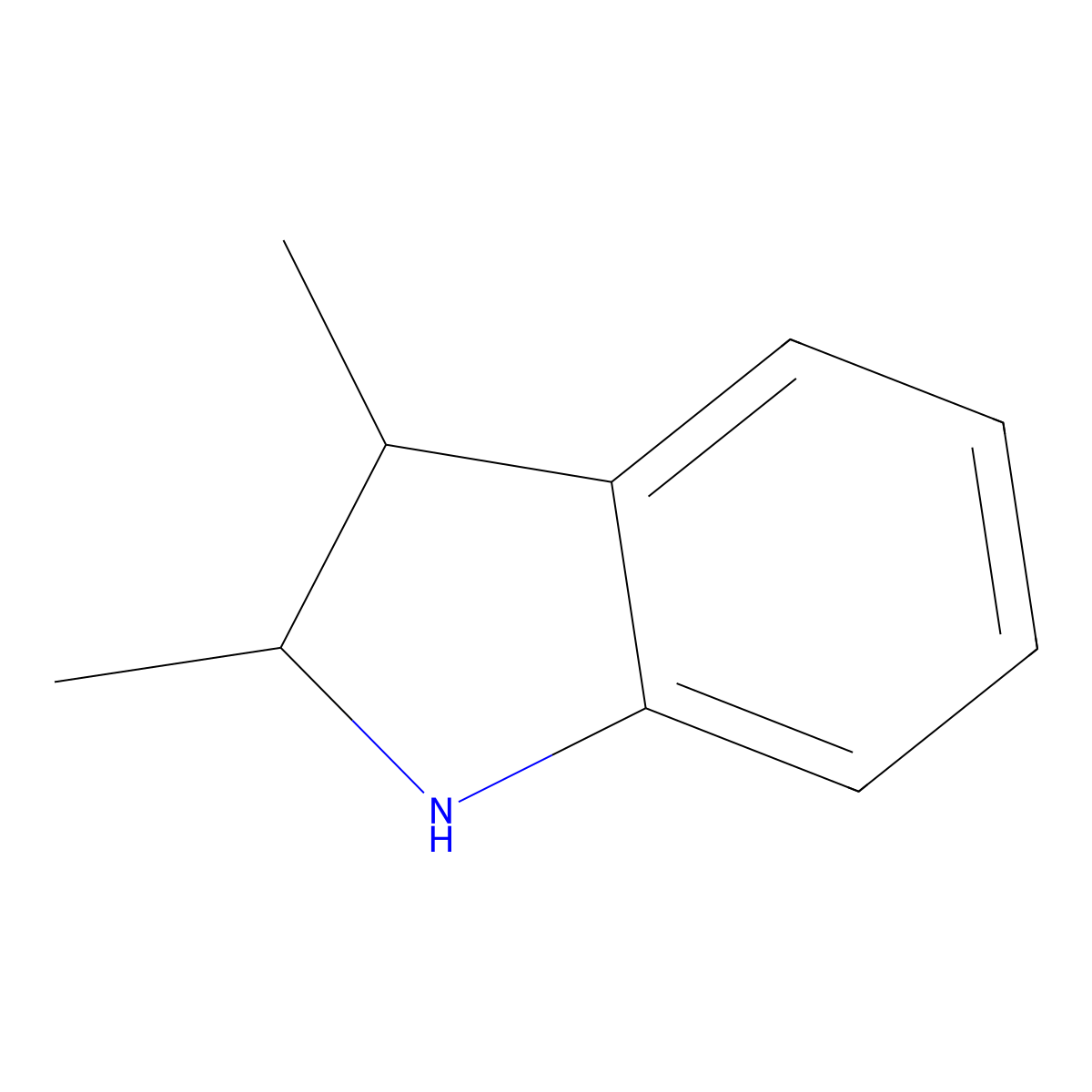 2,3-dimethyl-2,3-dihydro-1H-indole molecular structure, CAS 22120-50-9