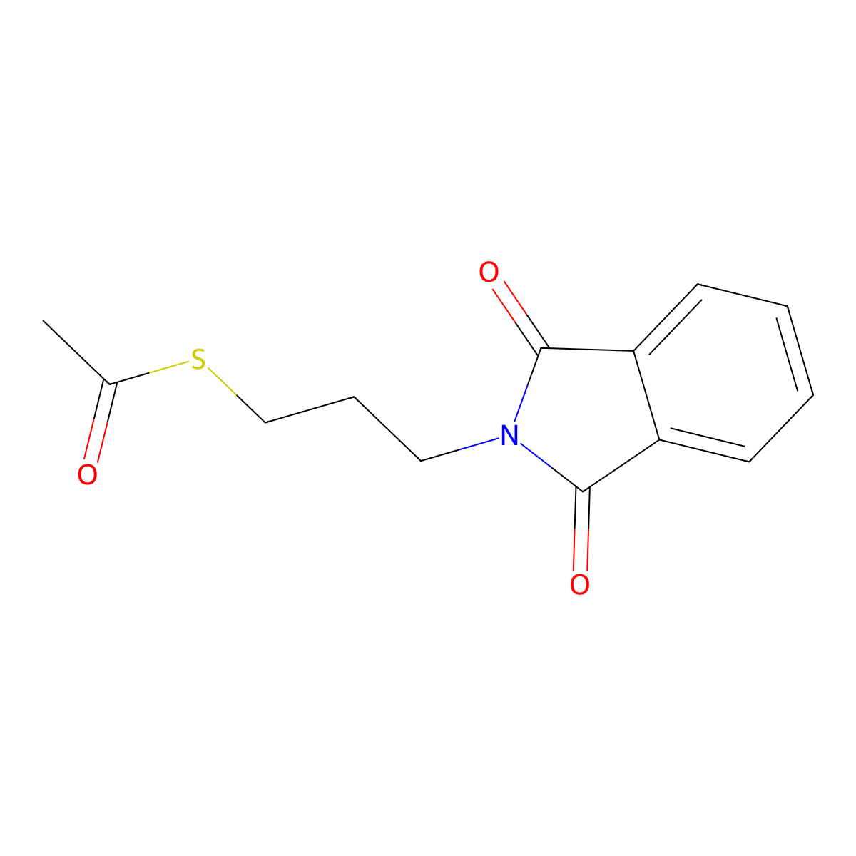 N-(-3-Acetylthiopropyl)phthalimide molecular structure, CAS 221218-66-2