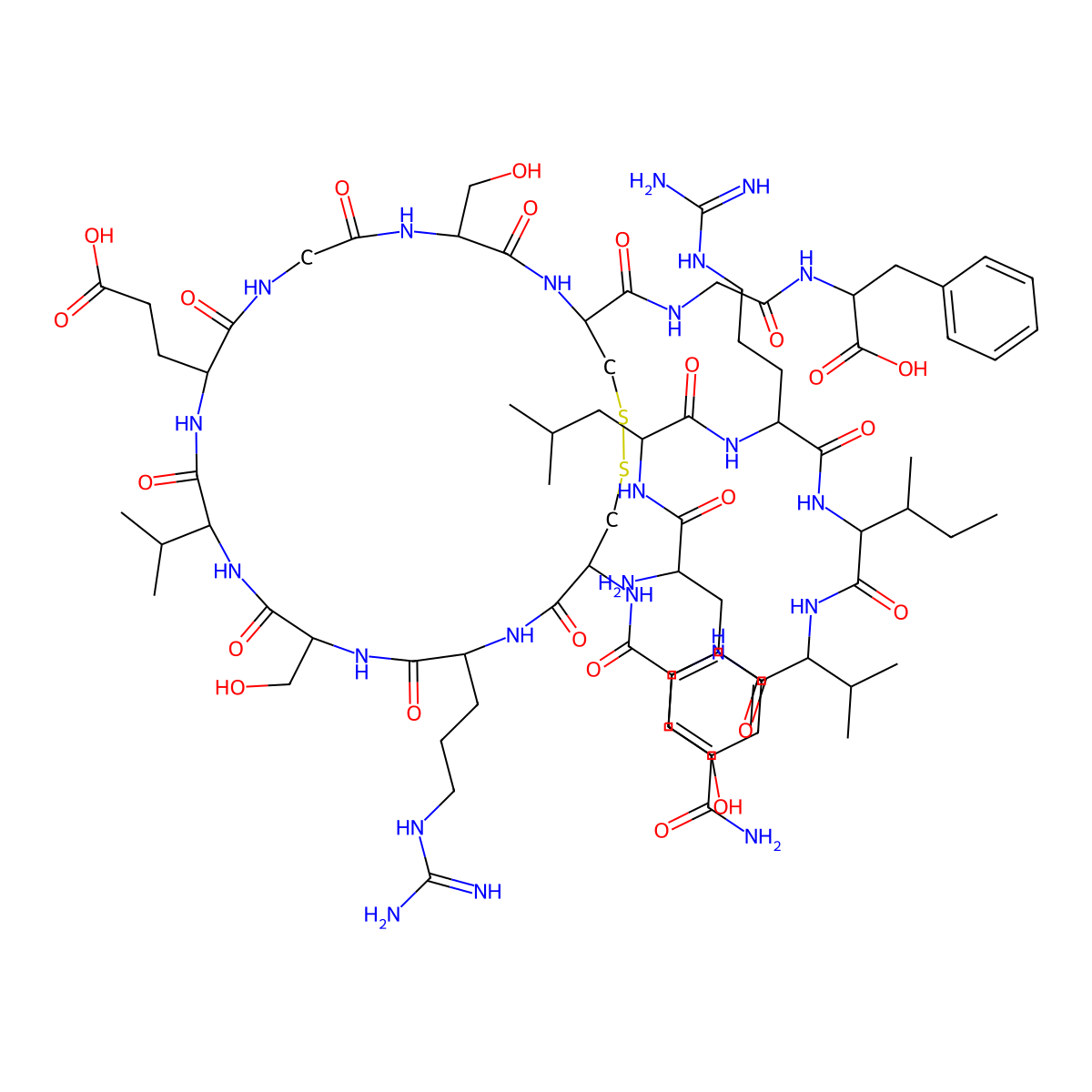 Aod-9604 molecular structure, CAS 221231-10-3