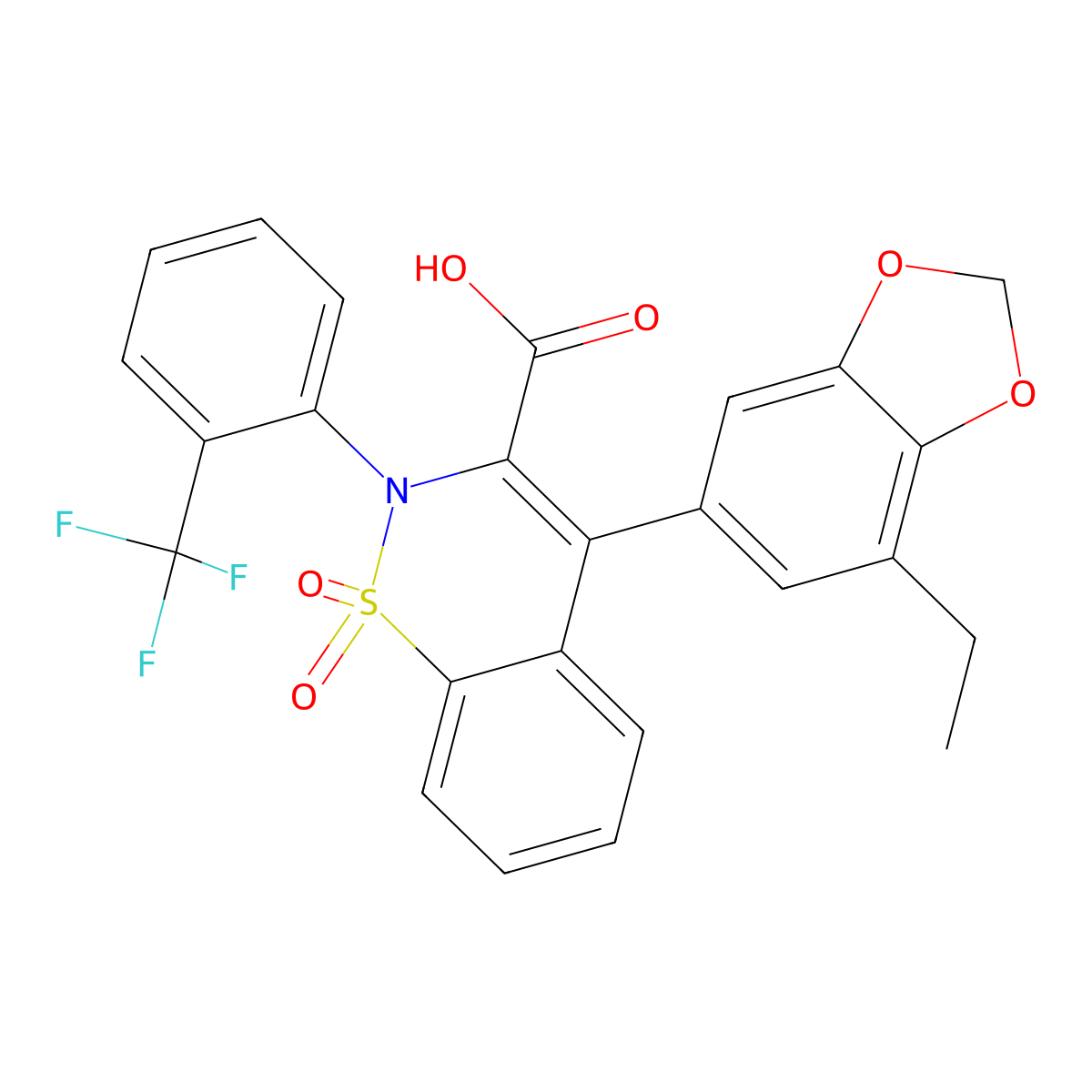 Fandosentan molecular structure, CAS 221241-63-0