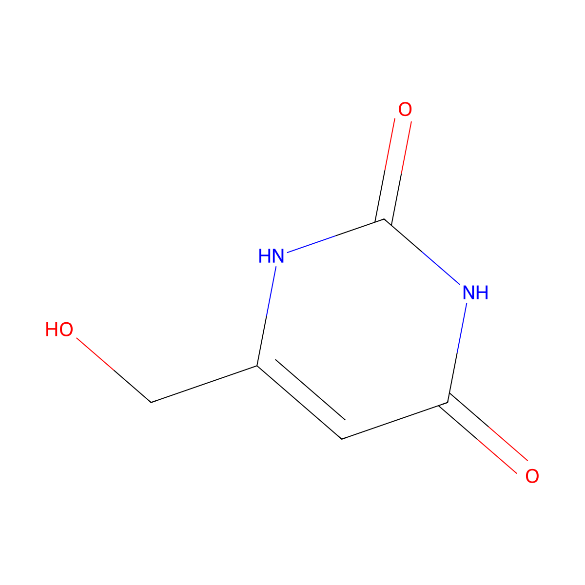 6-(Hydroxymethyl)uracil molecular structure, CAS 22126-44-9