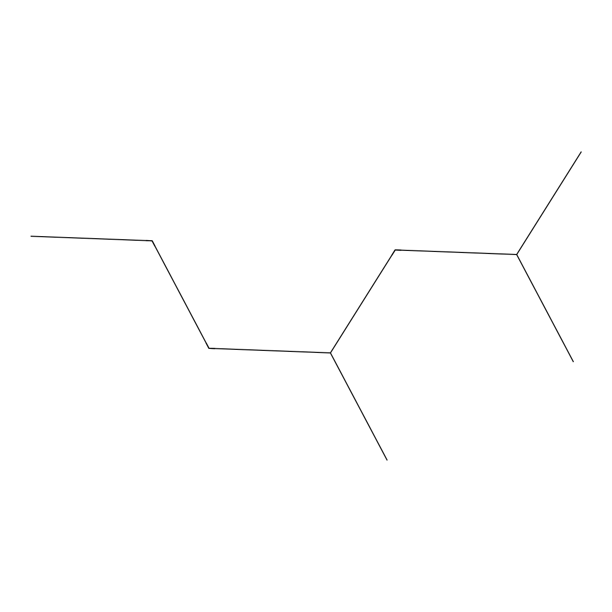 2,4-Dimethylheptane molecular structure, CAS 2213-23-2