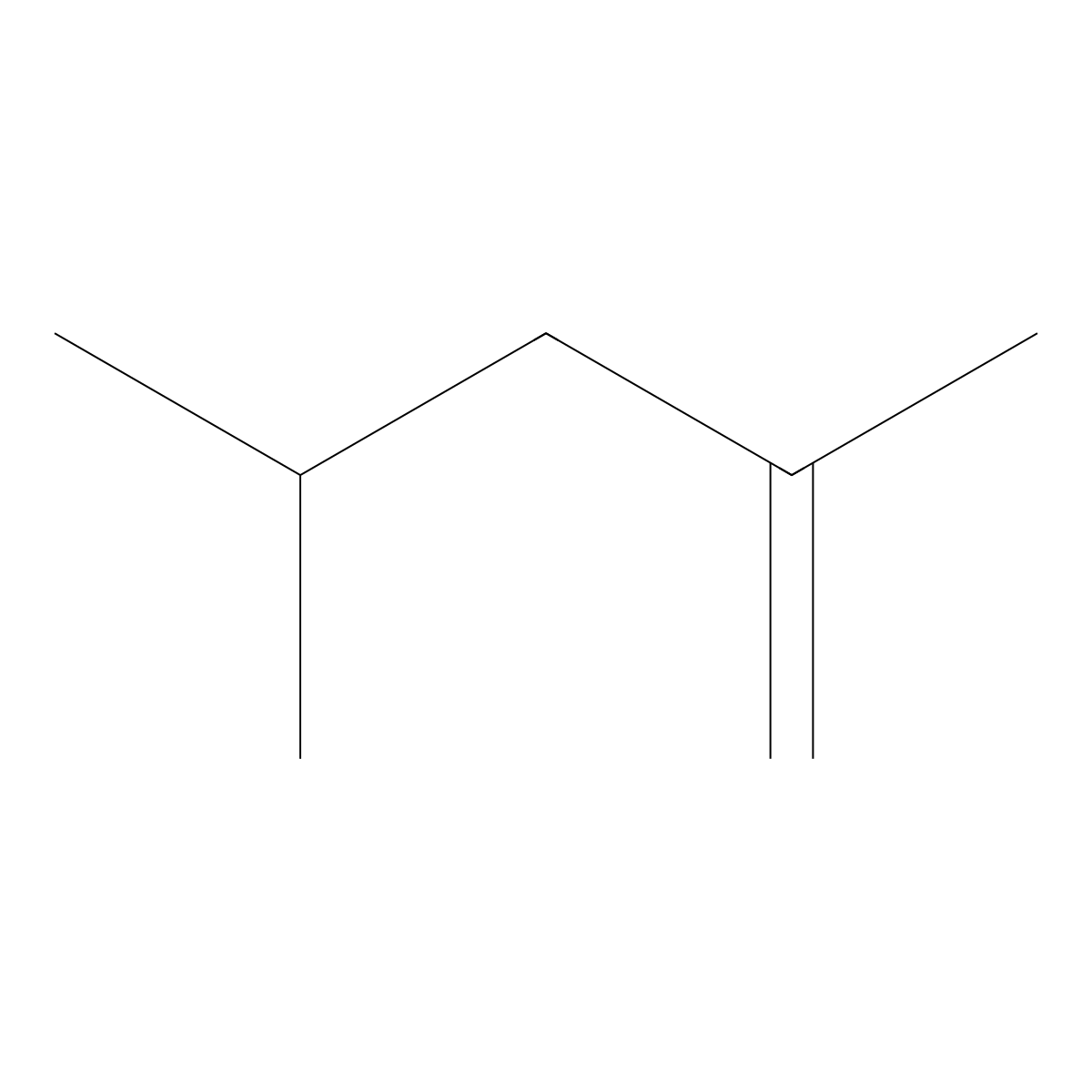 2,4-Dimethylpent-1-ene molecular structure, CAS 2213-32-3