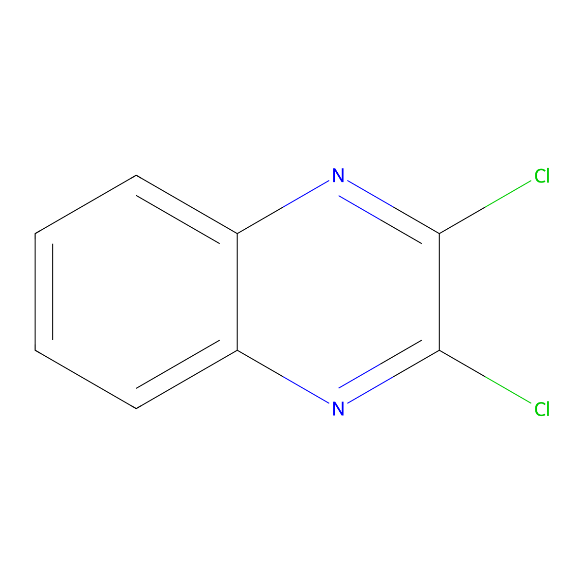 2,3-Dichloroquinoxaline molecular structure, CAS 2213-63-0