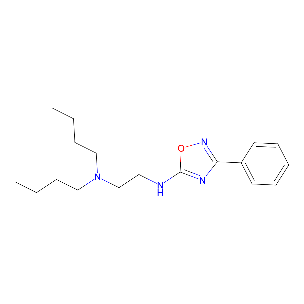 Butalamine molecular structure, CAS 22131-35-7