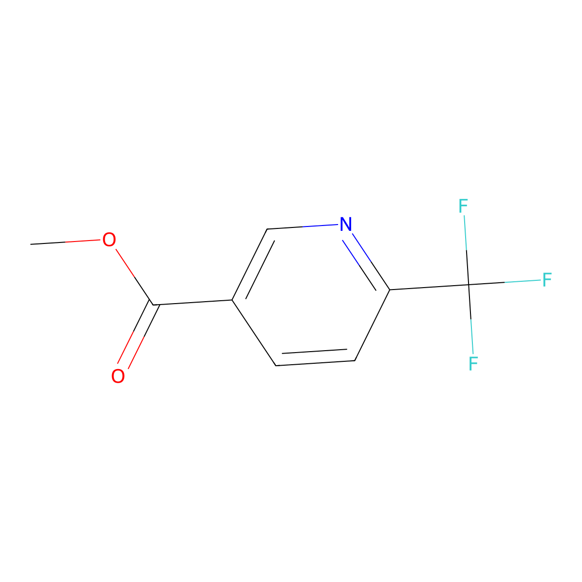 Methyl 6-(trifluoromethyl)nicotinate molecular structure, CAS 221313-10-6