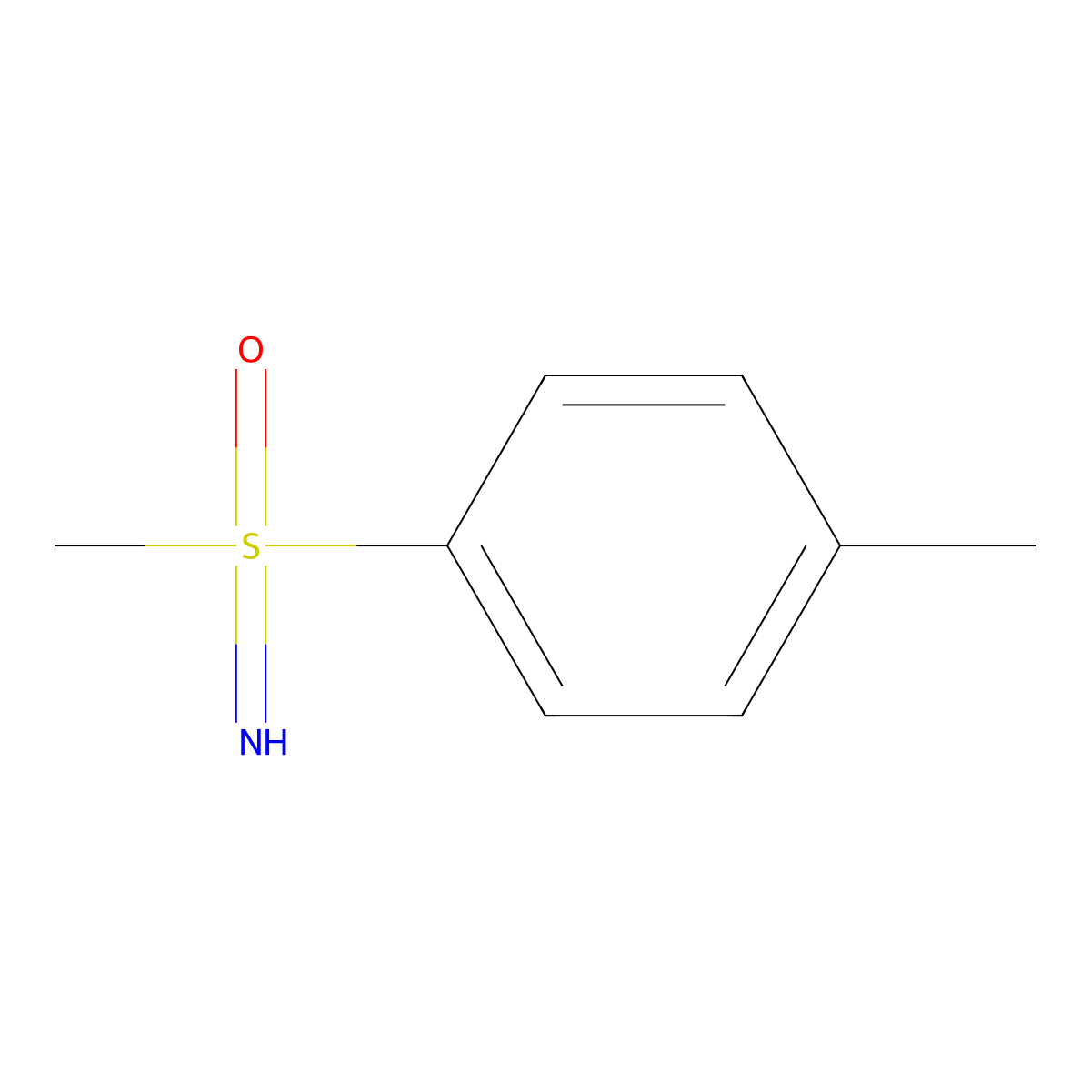 1-(S-Methanesulfonimidoyl)-4-methylbenzene molecular structure, CAS 22132-97-4