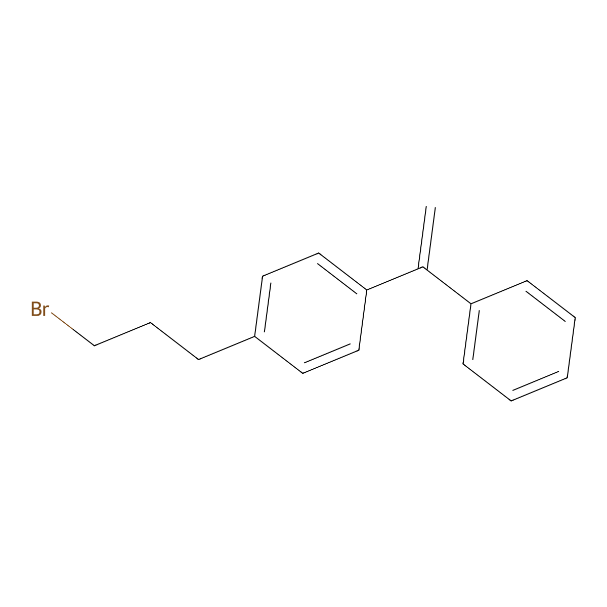 1-(3-Bromopropyl)-4-(1-phenylethenyl)benzene molecular structure, CAS 221343-17-5