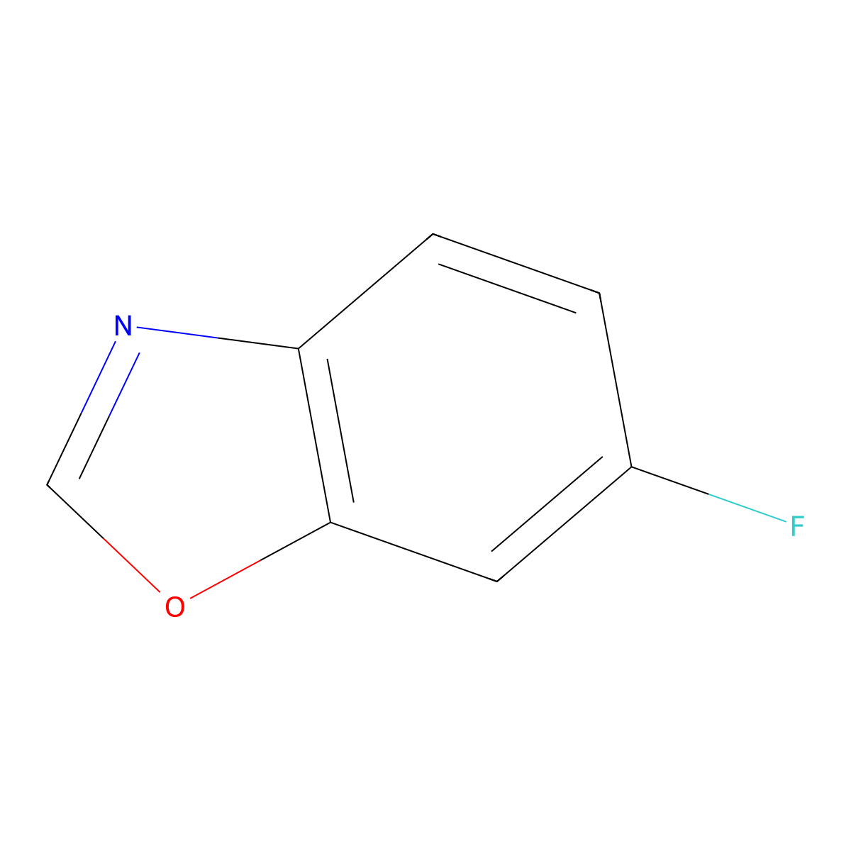 6-Fluorobenzoxazole molecular structure, CAS 221347-70-2