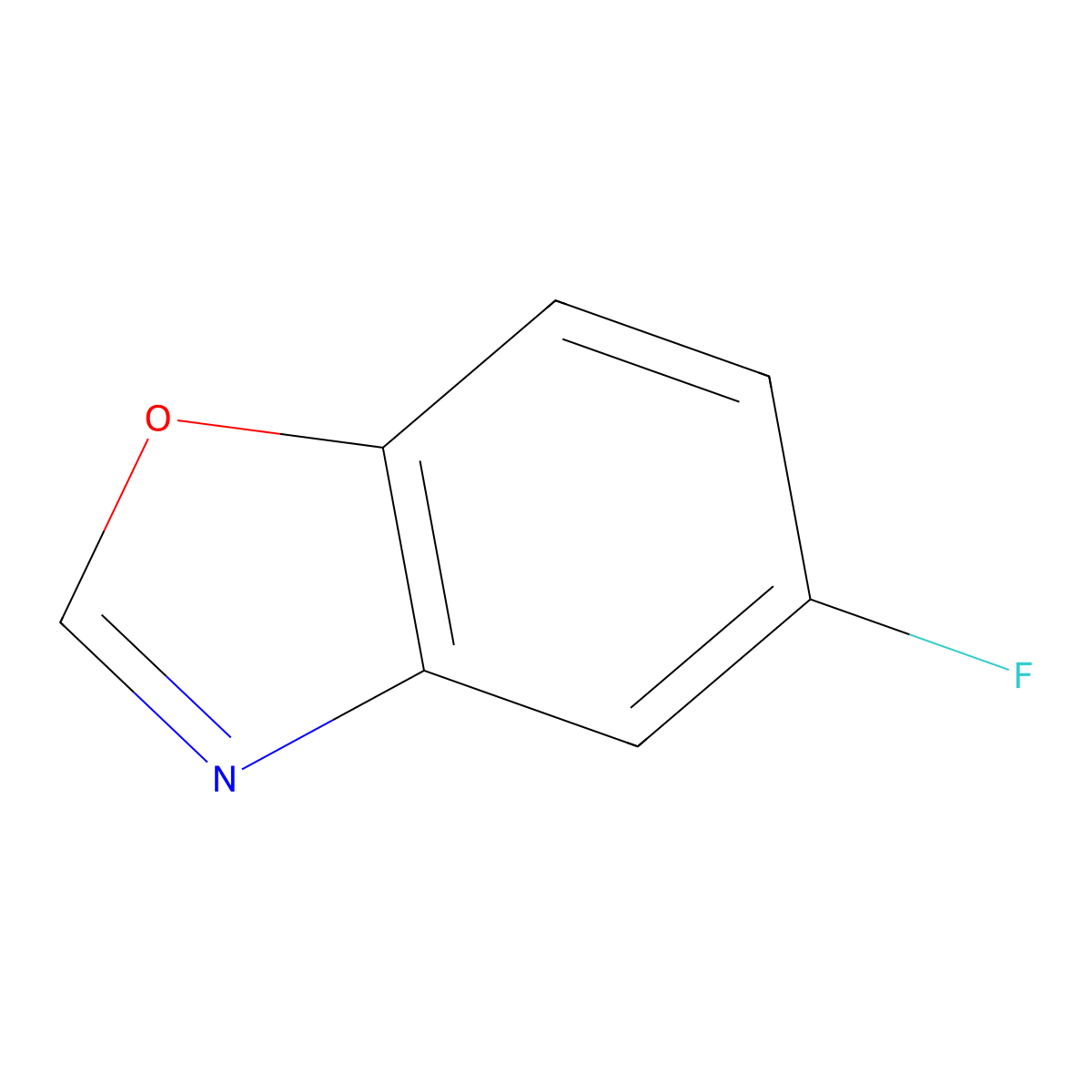 5-Fluorobenzoxazole molecular structure, CAS 221347-71-3
