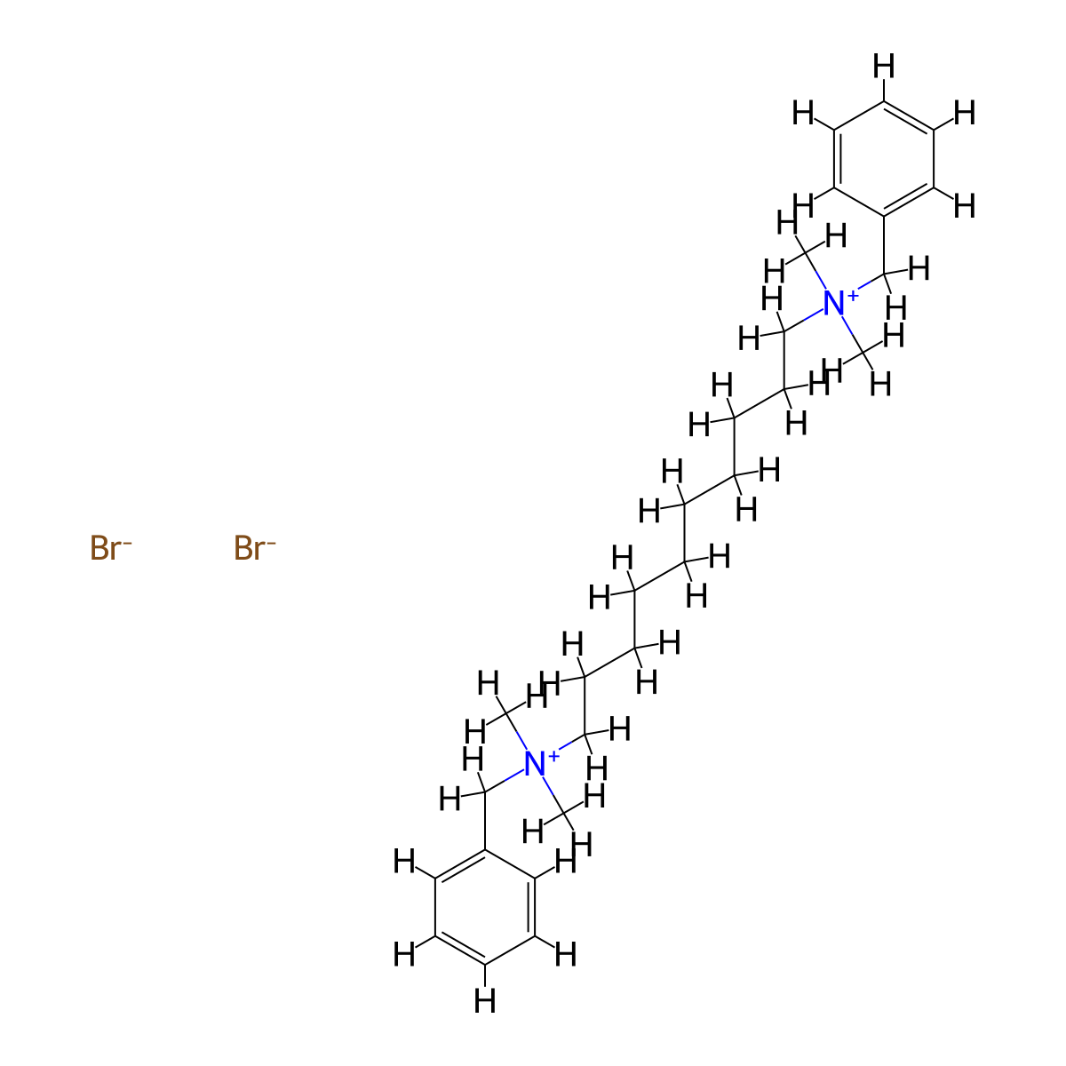 Ammonium, decamethylenebis(benzyldimethyl-, dibromide molecular structure, CAS 22139-63-5