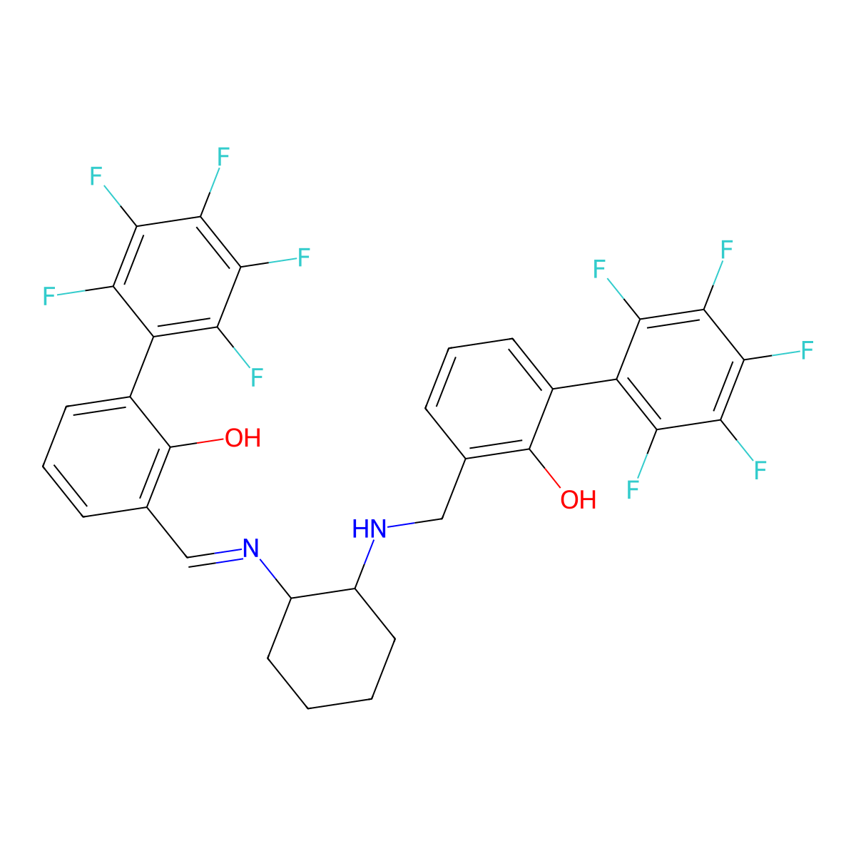 cis-1,2-Diaminocyclohexanesalalenligand molecular structure, CAS 2214243-33-9