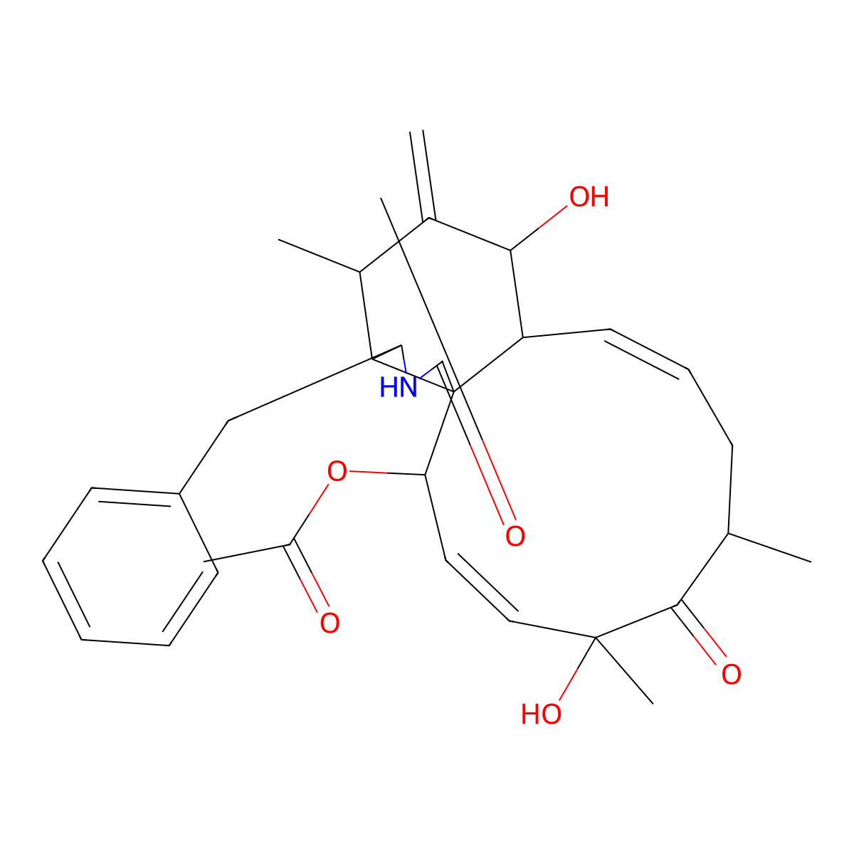 Cytochalasin D molecular structure, CAS 22144-77-0