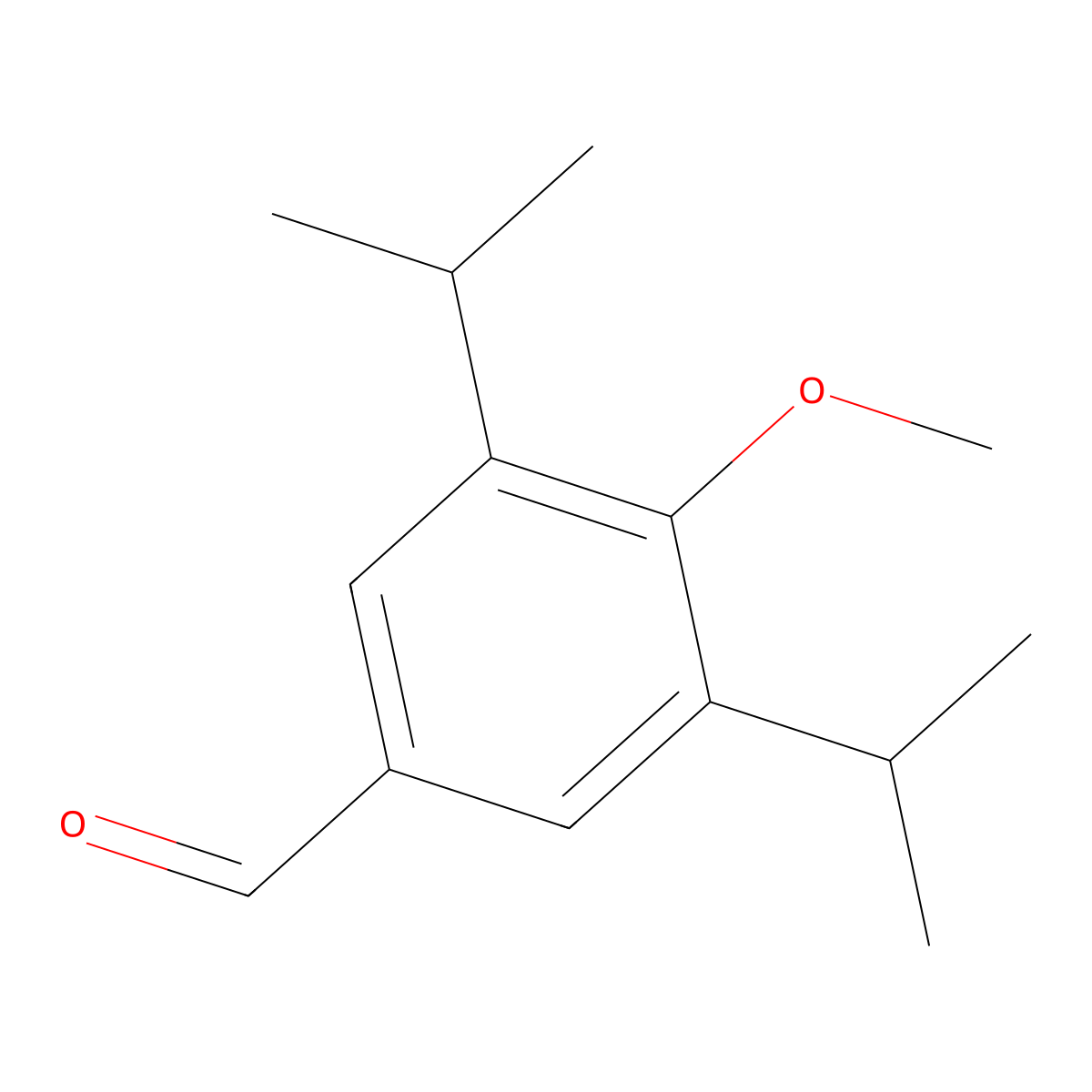 3,5-Diisopropyl-4-methoxybenzaldehyde molecular structure, CAS 221445-27-8